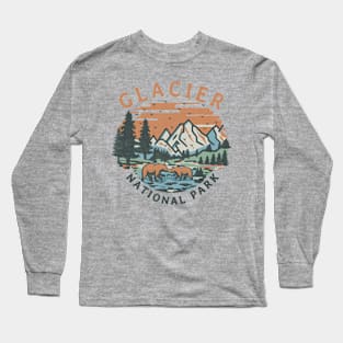 Glacier Wilderness Elegance Long Sleeve T-Shirt